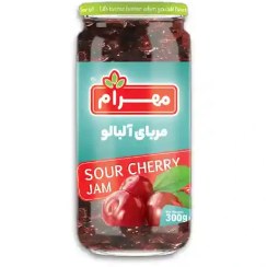 تصویر مربای آلبالو 300 گرم مهرام (12عددی) 