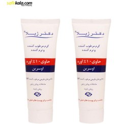 تصویر کرم مرطوب کننده دکتر ژیلا مدل اوره 10حجم 75 میلی لیتر مجموعه 2 عددی 