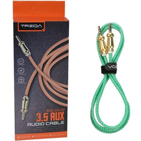 تصویر کابل AUX ترکا مدل AX-104 طول 1 متر terqa AX-104 AUX to AUX cable 1m