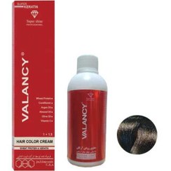 تصویر رنگ موی سری طبیعی قوی 100میل والانسی 4.00 Valancy Hair Color Extra Natural Series 100ml