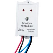 تصویر فلشر 220 ولت 2 کانال 