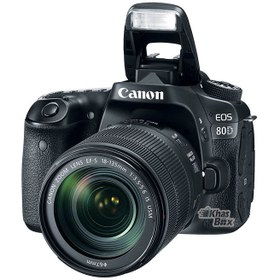 تصویر دوربین دیجیتال کانن مدل EOS 80D با لنز 135-18 میلی متر IS USM EOS 80D Kit 18-135 USM