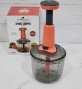 تصویر خرد کن دستی و سالاد ساز فشاری 5 تیغه Manual chopper and 5-blade pressure salad maker