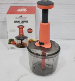 تصویر خرد کن دستی و سالاد ساز فشاری 5 تیغه Manual chopper and 5-blade pressure salad maker