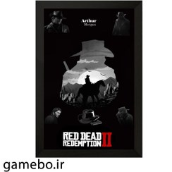تصویر تابلو گیمبو طرح رد دد (red dead) کد T1070 