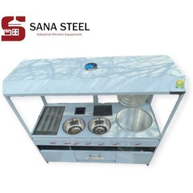 تصویر فر ساندویچی 6 کاره زیر پیتزا S1026