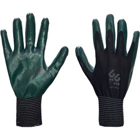 تصویر دستکش ایمنی کف مواد نیتریل پایا کد 55 اسپادانا 