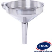 تصویر قیف استیل تی اس بست صافی دار Small strainer steel TS funnel