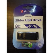 تصویر فلش مموری 8 گیگ ورباتیم مدل اسلایدر Verbatim slider 8GB USB2.0 