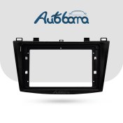 تصویر قاب مانیتور 9 اینچ مزدا 3 جدید با کن باس مشکی 