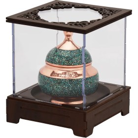 تصویر قندان نقلی 12 فیروزه کد 01 