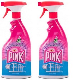 تصویر اسپری شیشه پاک کن 750 گرم پینک بسته 2 عددی Glass cleaner spray 750 g pink