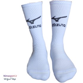 تصویر جوراب ورزشی میزانو نیم ساق کف حوله ای زنانه Mizuno socks