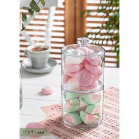 تصویر استند گوش پاک کن و پد و پنبه آرایشی استوانه ای اورجینال 