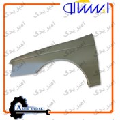 تصویر گلگیر جلو چپ ایساکو مناسب پژو ۴۰۵ کد ۱۳۵۰۱۰۶۸۰۱ با سوراخ چراغ راهنما 