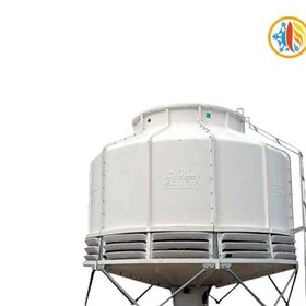تصویر برج خنک کننده فایبر گلاس مدور ساران مدل SRFCT-250 