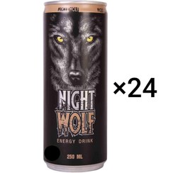 تصویر نوشیدنی انرژی زا نایت ولف باکس ۲۴ عددی night wolf night wolf