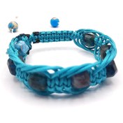 تصویر دستبند سنگ آپاتیت کد 310118 