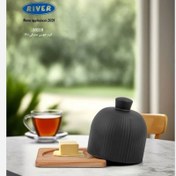 تصویر کره خوری چوبی برند RIVER ریور مشکی کد 3921 ارسال رایگان 
