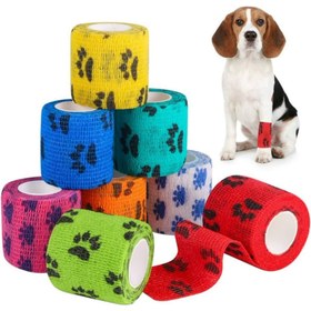 تصویر باند خودچسب سگ و گربه عرض ۷.۵ سانت 