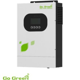 تصویر سانورتر 6 کیلووات، 48 ولت، 80 آمپر MPPT برند Go Green مدل GGIV 6000 