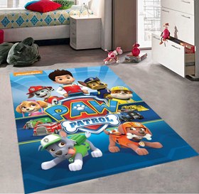 تصویر فرشینه اتاق کودک طرح سگ های نگهبان paw patrol Nursery Rug paw patrol