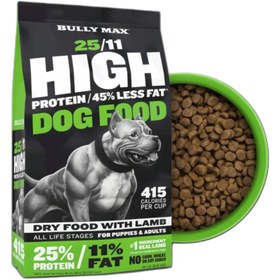 تصویر غذا خشک سگ های بالغ بولی مکس Bully max high protein dog food