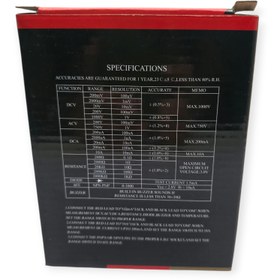 تصویر مولتی متر دیجیتال 830D 