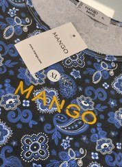 تصویر تیشرت نخی زنانه منگو طرح دار - ایکس لارج XL / ۱۷۵۰۰۰ T-shirt Mango