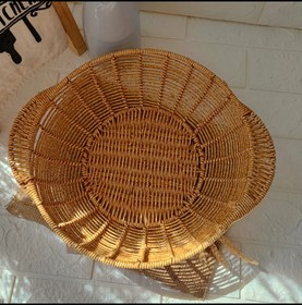 تصویر سبد میوه حصیری 