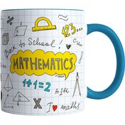 تصویر ماگ طوطی دیزاین طرح ریاضی 