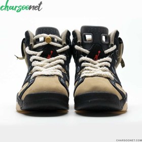 تصویر کتونی نایکی ایر جردن 6 باندانا کد 594 Nike air Jordan 6 bandana - 594