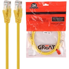 تصویر کابل شبکه Great Cat6 1m Great Cat6 1m LAN CABLE