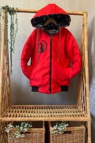 تصویر کاپشن پسرانه دو رویه سایز ۱۴ تا ۱۶ سال 