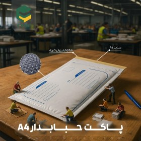 تصویر پاکت حبابدار A4(50عددی) 