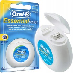 تصویر نخ دندان اورال بی ORALB مدل ESSENTIAL FLOSS حجم 50 میل 