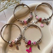 تصویر دستبند استیل پاندورا 