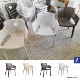 تصویر صندلی پلاستیکی پولاد تیارا ۲۰۸ Tiara chair 208