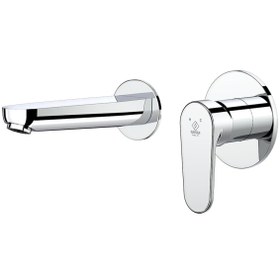 تصویر ست شیرآلات روشویی توکار کاویان مدل لارا Kavian built-in faucet set Lara model