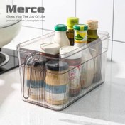 تصویر نظم دهنده یخچالی باکس طرح دسته دار کبریتی Refrigerator organizer