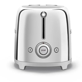 تصویر توستر اسمگ مدل SMEG TSF01SSUK SMEG Toaster TSF01SSUK