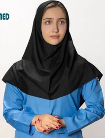 تصویر مقنعه رنگ مشکی 