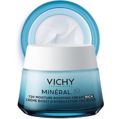 تصویر کرم مرطوب کننده ویشی مدل Mineral 89 Rich Cream حجم 50 میلی لیتر 