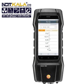 تصویر آنالیزر گاز احتراق O2 و CO2 دیجیتال تستو TESTO 300 flue gas analyzer-TESTO 300