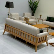 تصویر مبل راحتی سون مدل نرده ای 