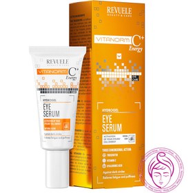 تصویر سرم دور چشم روشن کننده و ضد پف ویتامین سی ریوول Revuele Vitanorm C + Energy Hydrogel Eye Serum 