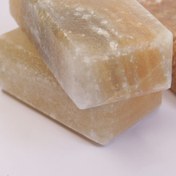 تصویر صابون ماساژ سنگ نمک مستطیلی فروش عمده - چند رنگ ا cube salt soap cube salt soap