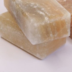 تصویر صابون ماساژ سنگ نمک مستطیلی فروش عمده - چند رنگ cube salt soap