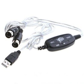 تصویر کابل تبدیل میدی به USB مدل Midi to USB 