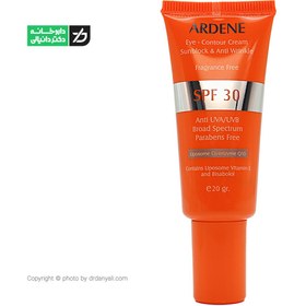 تصویر کرم دور چشم آردن حاوی ضد آفتاب SPF30 